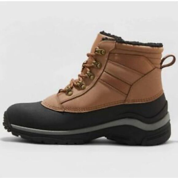 All in Motion Brown and Black Men\'s Rain & Snow Boots main image 5
